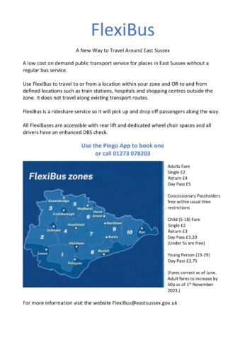 FlexiBus - A new way to Travel Around East Sussex